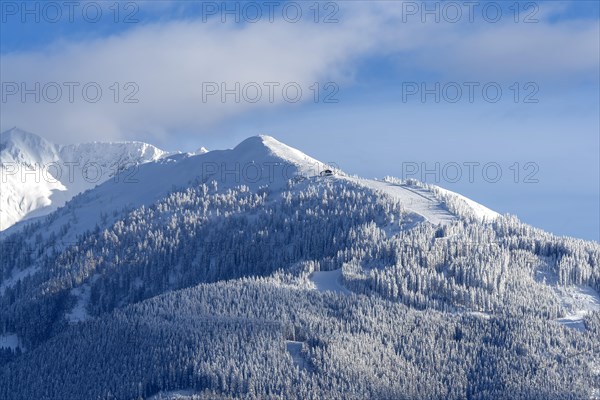 Kellerjoch in winter, Tuxer Voralpen