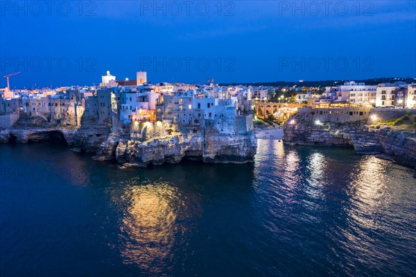 Aerial view of Polignano a Mare, Puglia