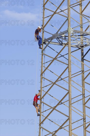 High-voltage engineer at work, Baden-Wuerttemberg