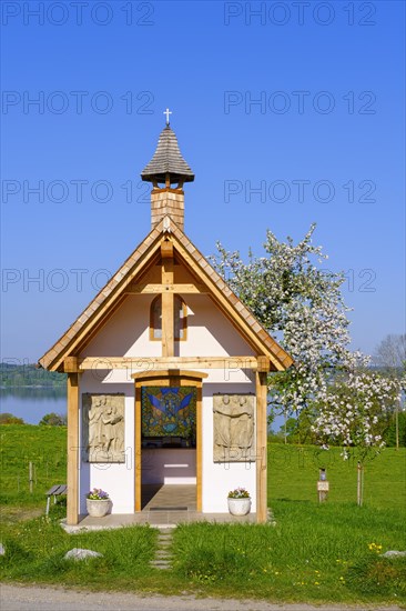 Chapel of the guardian angel Angels, Chapel in Luigenkam on Lake Starnberg