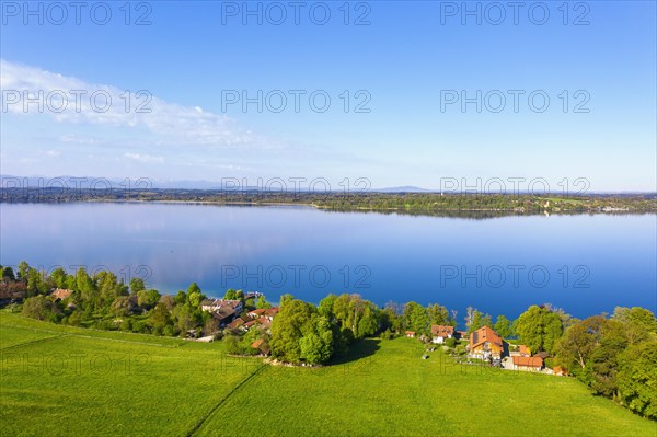 Village Ambach at the Starnberger See, near Muensing