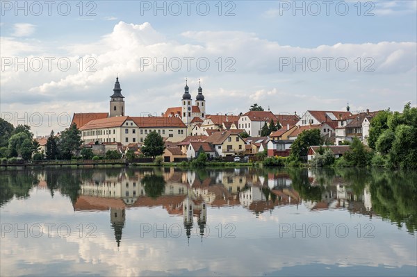 View of the historical old town, Telc