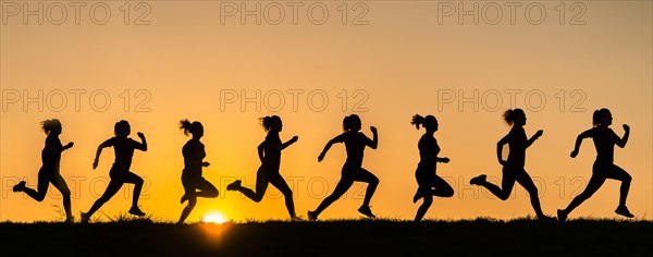 Silhouette, woman