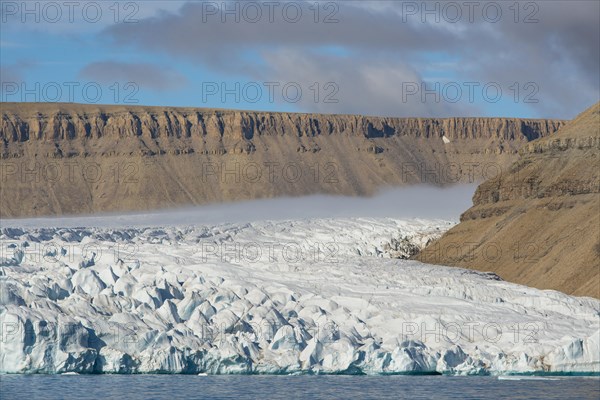 Glacier tongue, glacier in Croker Bay