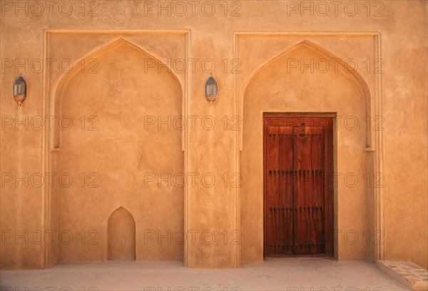 Gate in the fortress of Nizwa, Fort Nizwa