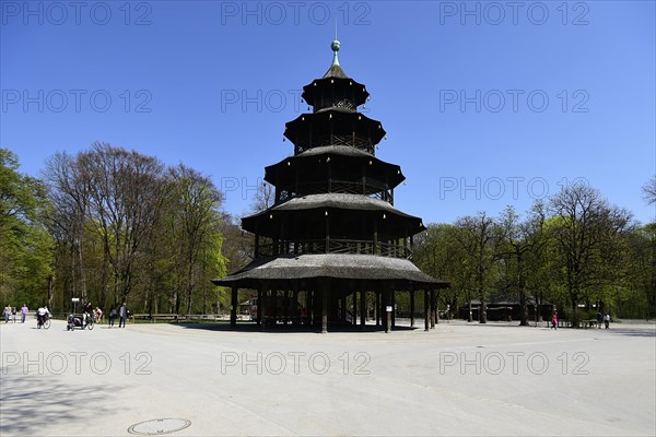 Chinese Tower in the English Garden, Corona Crisis