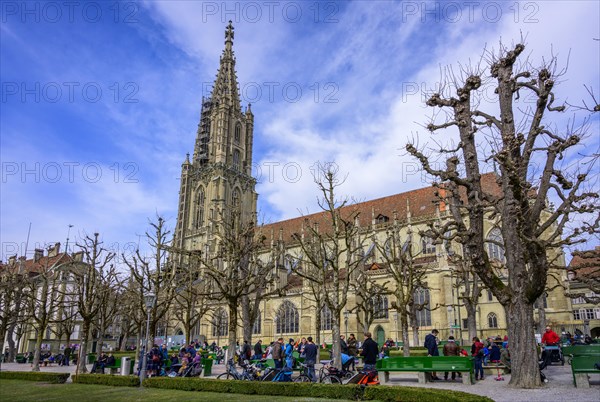 Viewpoint Muensterplattform and Bernese Minster, Inner City