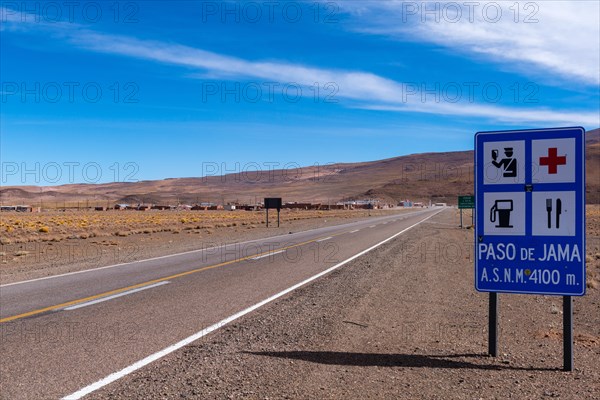 Paso de Jama, border crossing with Chile