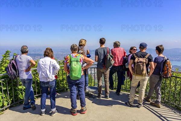 People at the vantage point