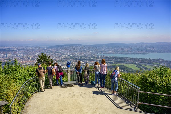 People at the vantage point