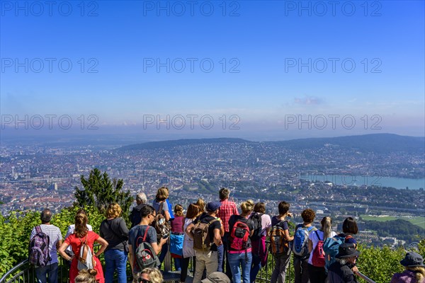 People at the vantage point