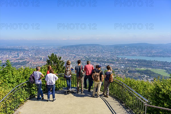 People at the vantage point