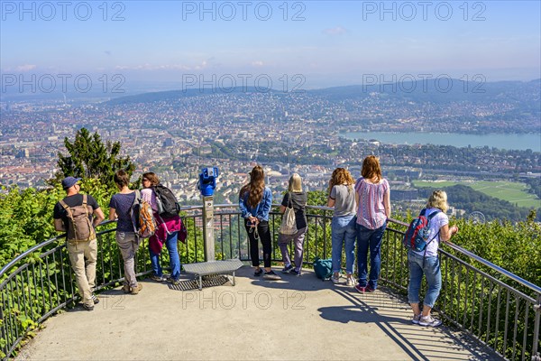 People at the vantage point