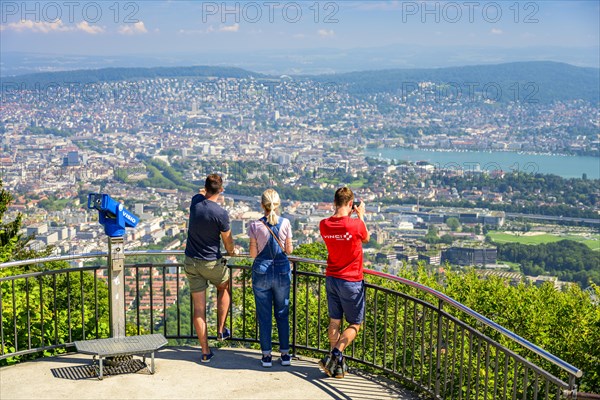 People at the vantage point