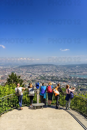 People at the vantage point