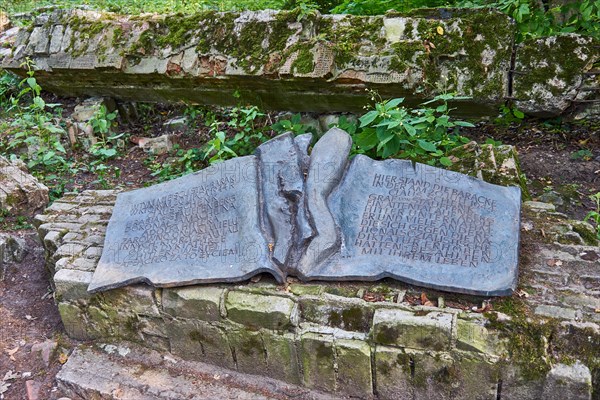 Commemorative plaque to the failed assassination attempt of July 20