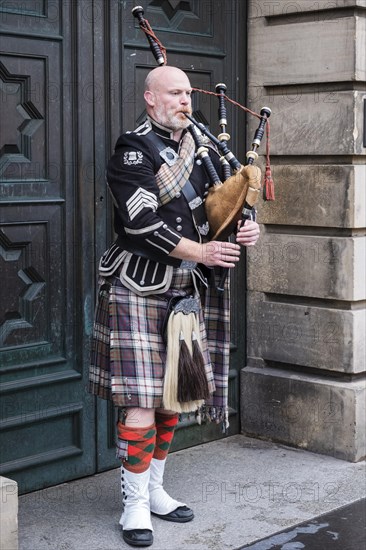 Bagpipe player