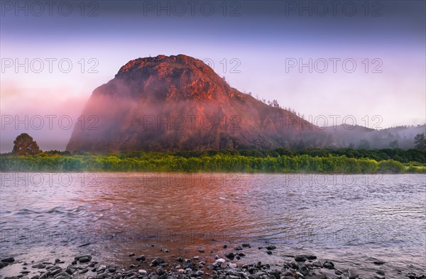 River Selenge off Mount Tsonkhlon