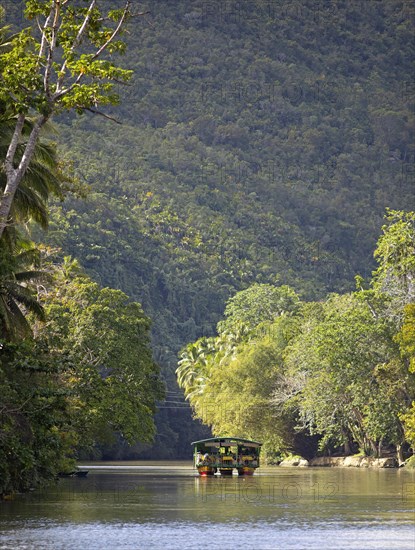 Excursion boat on the Loboc River