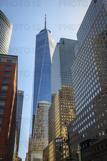 Skyscrapers on Vesey Street