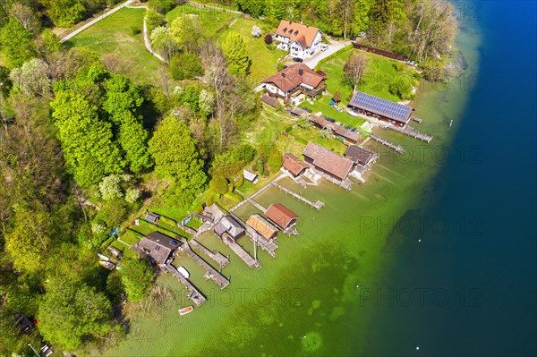 Boathouses at the Starnberger See