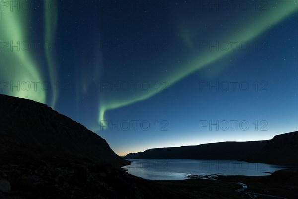Northern Lights over Arnarfjoerour
