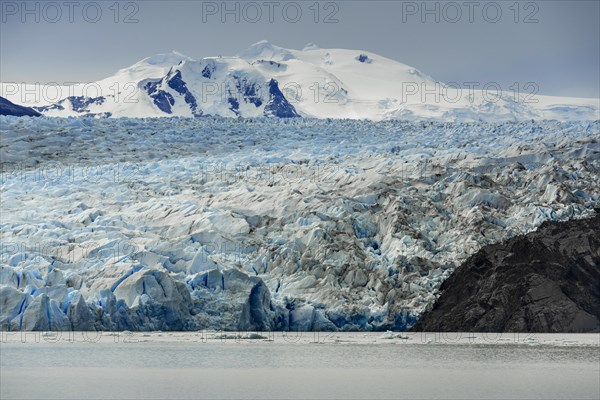 The Grey Glacier flows into Lake Grey