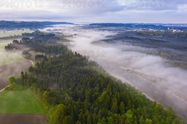 Fog over the Isar valley