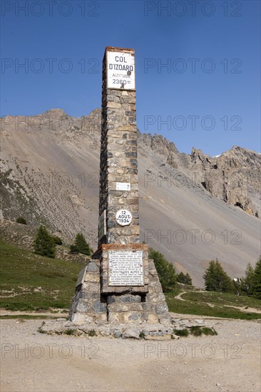 Alpine pass Col de l'Izoard