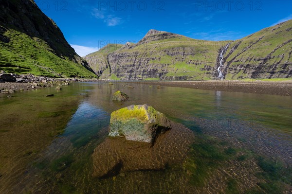 Rocks in the lagoon Pollurin