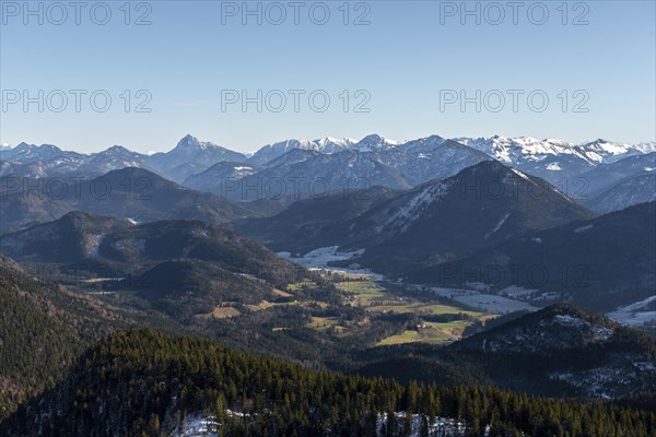 View from Jochberg to Jachenau