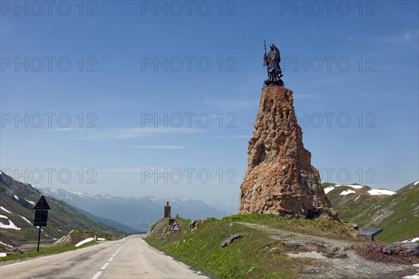 Monument with statue