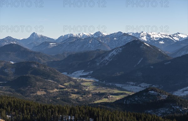 View from Jochberg to Jachenau