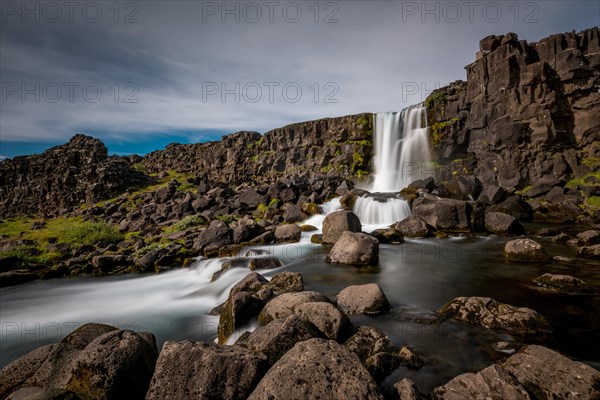 Oexararfoss Waterfall