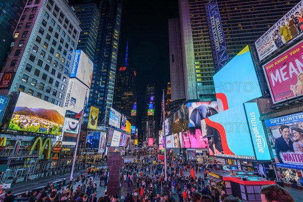 Times Square at night