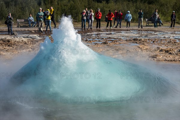 Beginning eruption