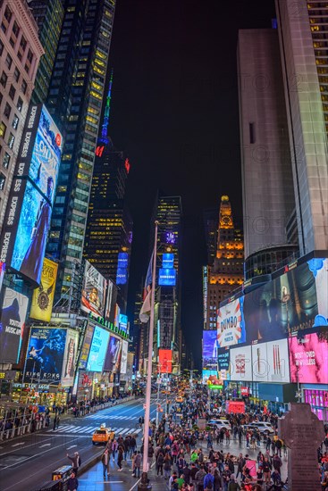 Times Square at night