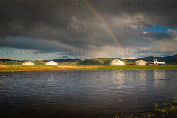 Four yurts or ger