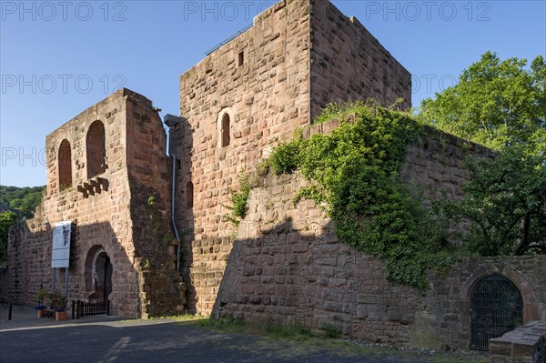 Gate house with castle chapel