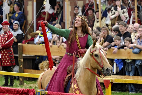 Princess on horseback