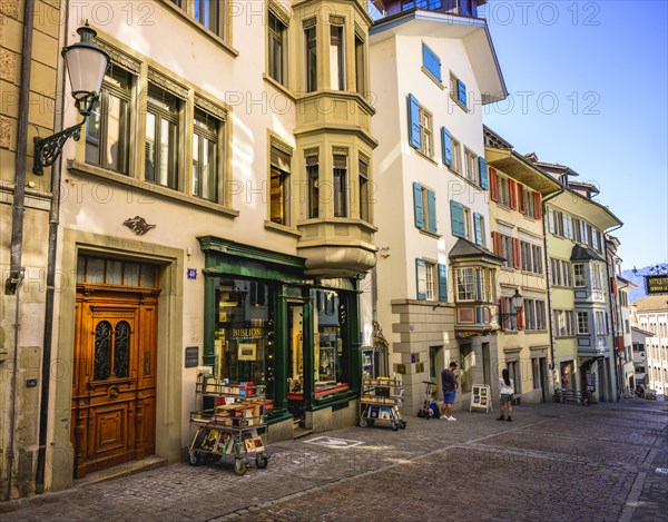 Alley with antiquarian bookshop