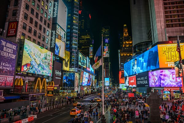 Times Square at night