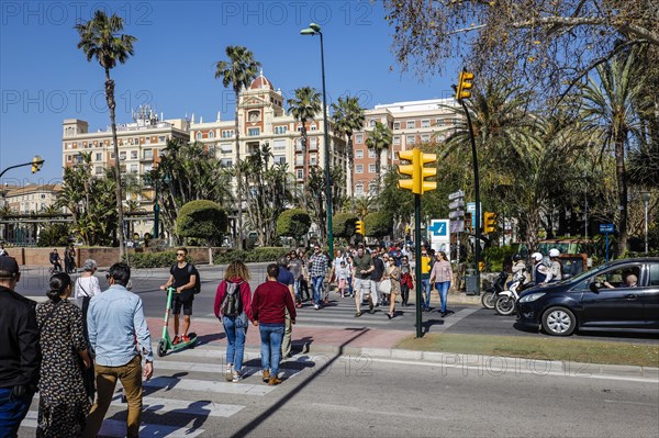 Pedestrians crossing zebra crossings