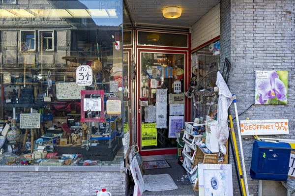 Antique shop with old stuff and junk