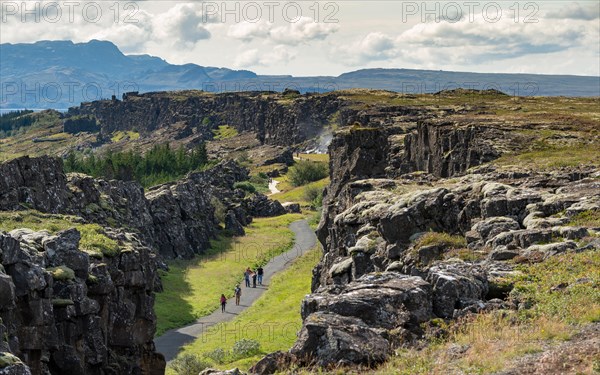 Rift valley or rift zone