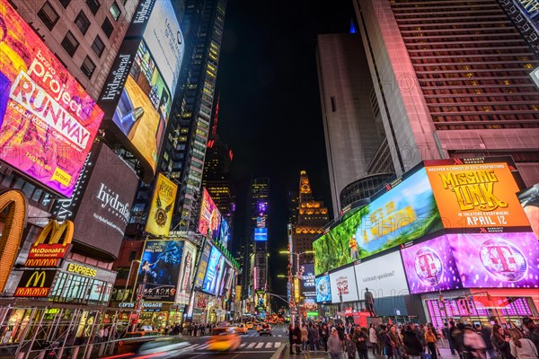 Times Square at night