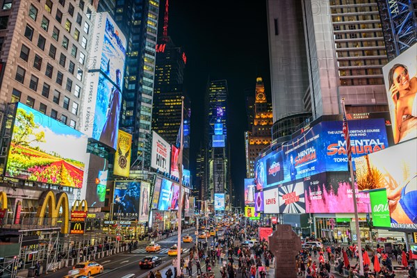 Times Square at night