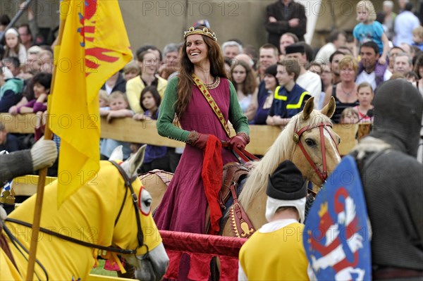 Princess on horseback