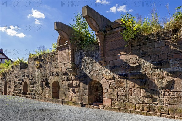 Remains of the Great Fireplace in the Palas