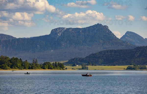 Fishing boats at the Irrsee